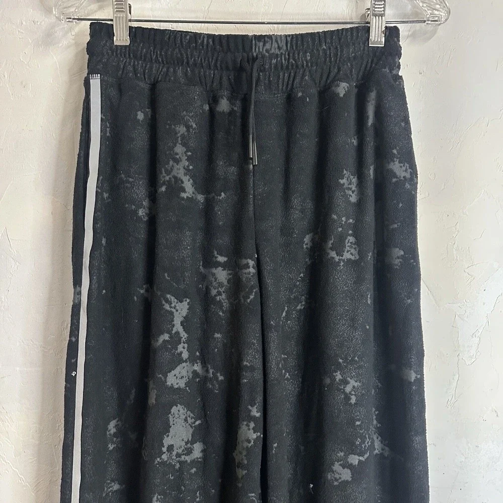 Nike Sportswear Phoenix Fleece Camo Sweatpant Glare Wide Leg Women Small Elastic